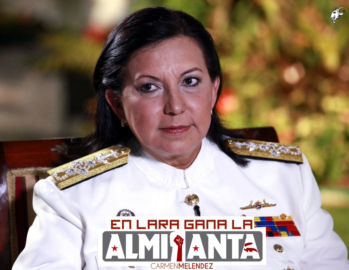 SUKOICRIOLLO's tweet photo. Aja, Marquina se mete en la PELEA de Henry Falcón y Florido por la GOBERNACION de LARA, pero allí, allí GANA la ALMIRANTA Carmen Meléndez. https://t.co/7irGjMqSbG