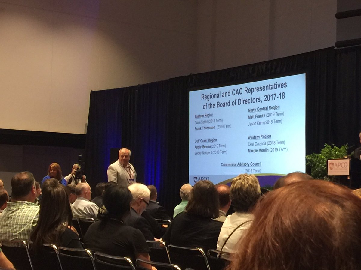 Oregon's Margie from ECSO will continue to be on the Board of Directors for <a href="/APCOIntl/">APCO International</a> #congrats