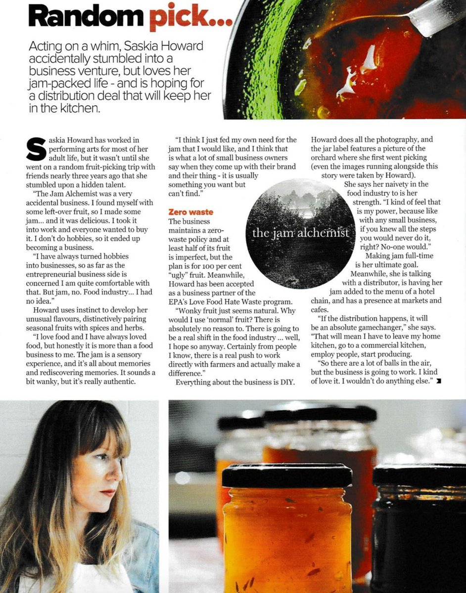 And here is the article - thanks so much for telling my story <a href="/InsideFMCG/">InsideFMCG</a>  ❤️#thejamalchemist #foodstartup #sydney #artisan