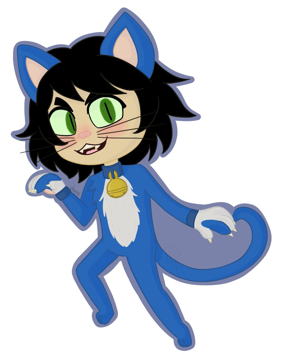 denni_draws's tweet photo. @Zombey @maudado mein fanart von darkdado der bösen Katze :3 https://t.co/KIPdE6H1vx