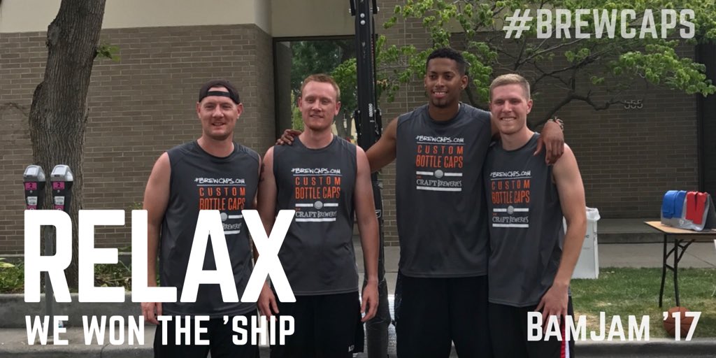 CoachGHawkins's tweet photo. Update: 😃🏆🏀 5-0. Great competition, but better memories with my bros & Joel. #brewcaps #bamjam https://t.co/45Tf7wHXcm