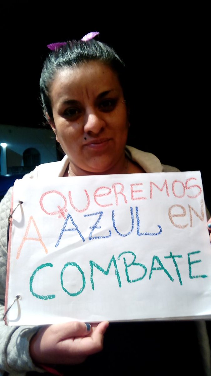 AzulistasFCO's tweet photo. Queremos a @soyazulcarrizo en  @combatearg  @SofiProduccion  @laufer4  @polloalvarezok @PABLOSERANTONI  ella se lo merece♡te amamos♡ https://t.co/w0ZmMH6wyl