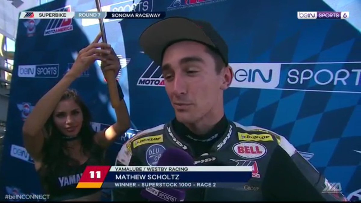 🏁 #MotoAmerica Superstock 1000 Race 2: @Scholtzm20 wins, @westby_racing