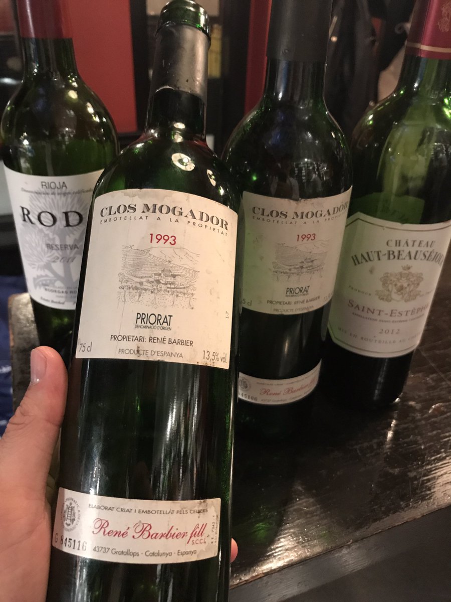 Solera_Wine's tweet photo. I wish I had this bottle 5 years ago. Drink now if you still have it! #wineeducation #winechat #Wine #Priorat #drinkingwindow ##winelovers https://t.co/3we58Q8Sir