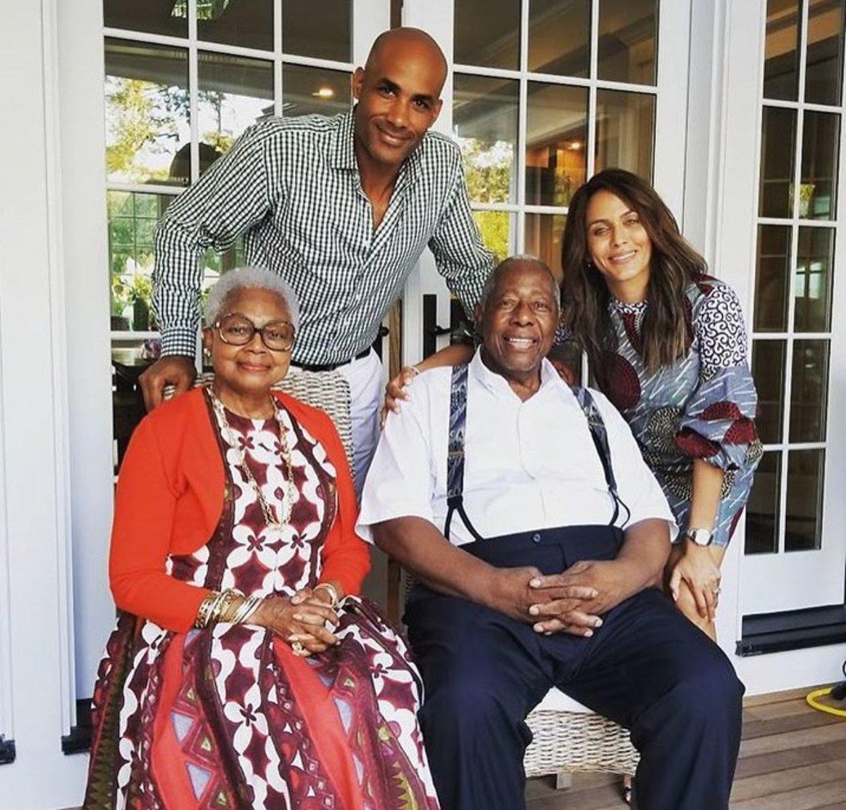 TV One on X: ".@nicolearip and @boriskodjoe enjoying their time with Hank  Aaron and his wife, Billie! https://t.co/wuQ7kod2vZ" / X
