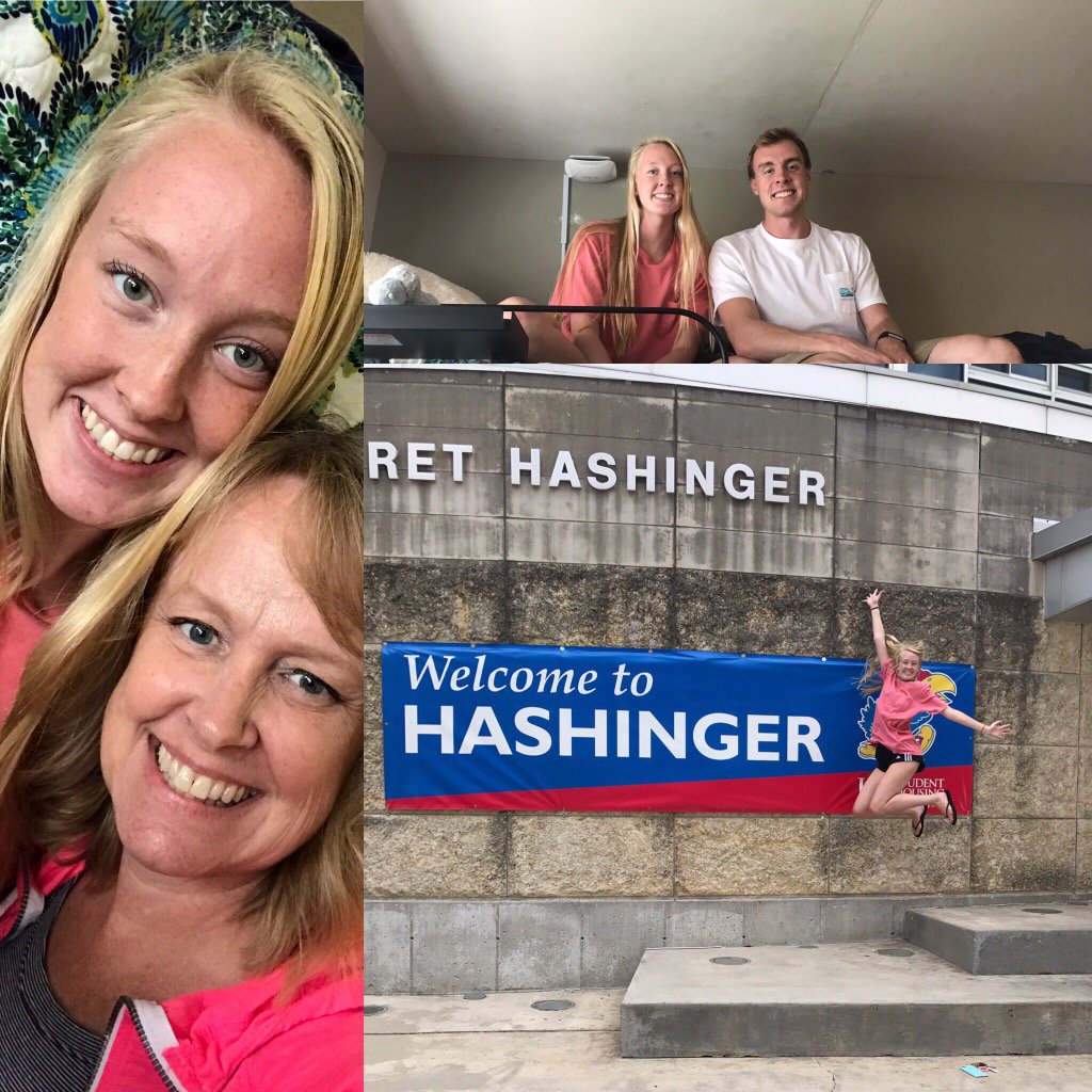 mapiatkowski's tweet photo. Our Jayhawk is ready to fly!  I just love her!!💗 https://t.co/837hDU695x