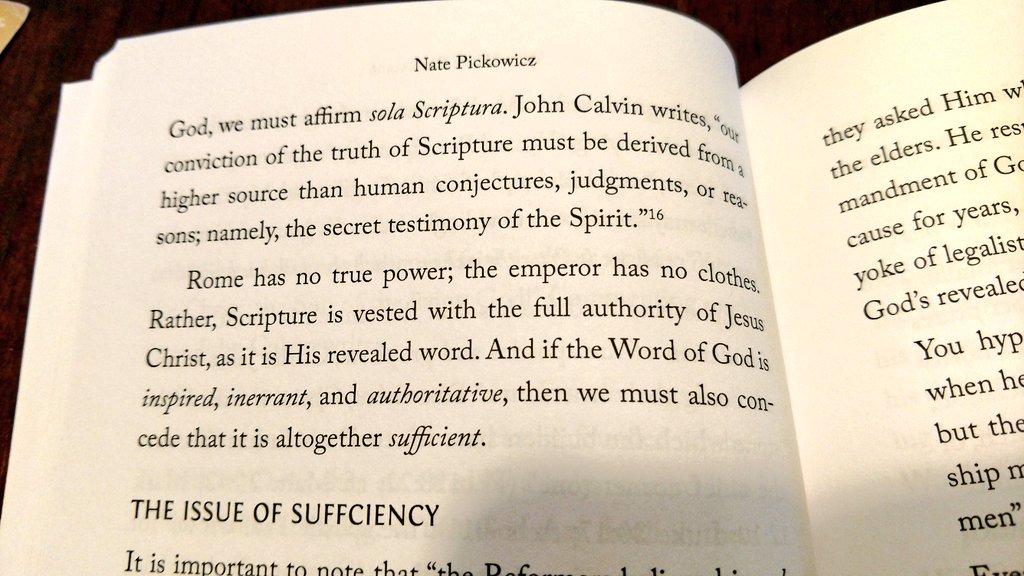 ChrisHohnholz's tweet image. #WhyWereProtestant #SolaScriptura #ScriptureIsAuthoritative