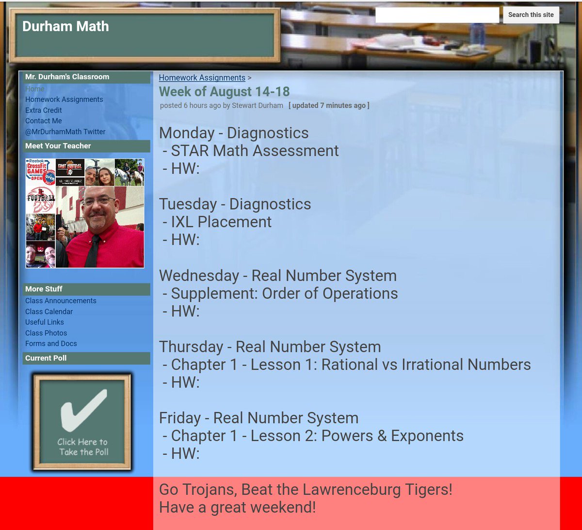 The "Getting to Know Each Other" &amp; "Tech Intro" days are over. Now it's time to start the fun stuff - Pre-Algebra! goo.gl/f3cdtw