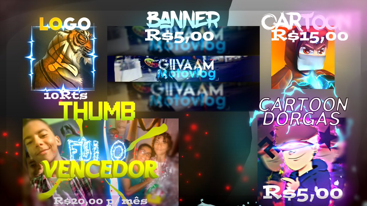 GhostDraw_'s tweet image. ·Tabela De Preços·
(Eu faço mais coisas, isso é só o básico)
(Logo é free msm)
Thumb por R$20 por mês
Vai perder?