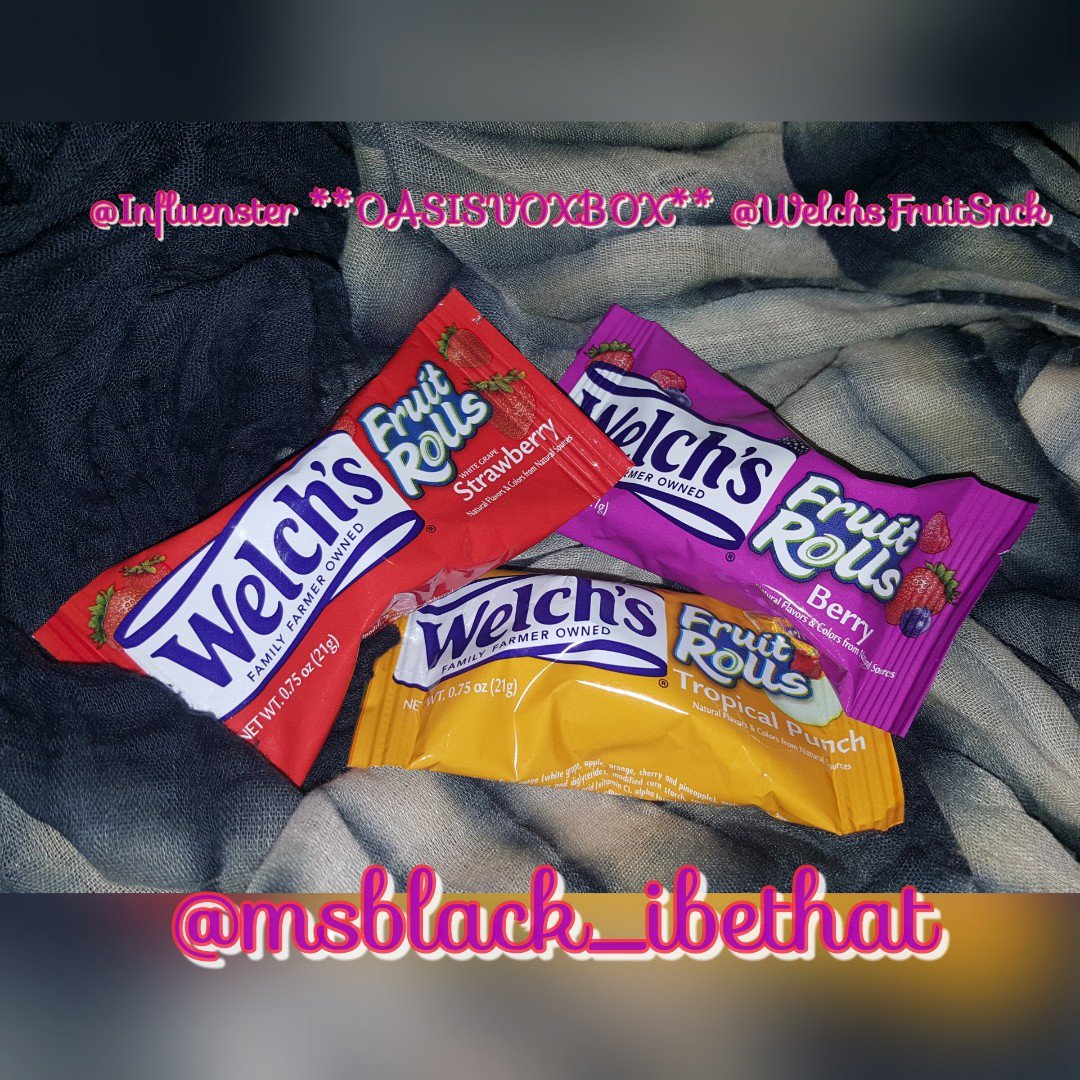 Msblack1nonly's tweet photo. yummmmyyyu. @WelchsFruitSnck @Influenster #welchsfruitrolls #welchsfruitsnacks #complimentary https://t.co/wZQw8h3aGg