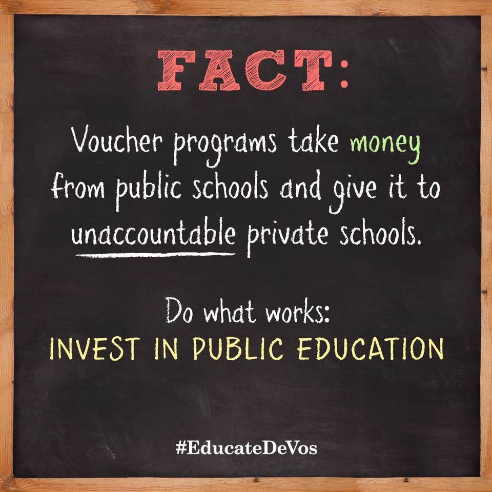 NTULocal1044's tweet image. #EducateDeVos #publicschoolproud