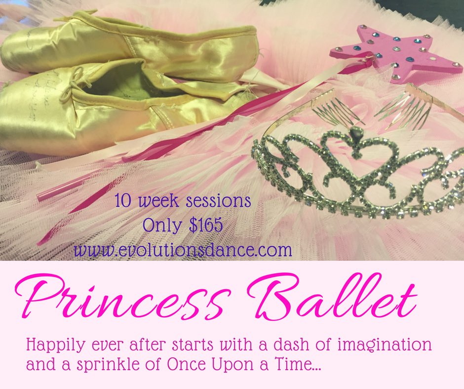 evolutionsdance's tweet image. Twirling, spinning and jete-ing: Princess Ballet dance class will make your little one's dreams come true! #yycdance #yyckids #yycmoms