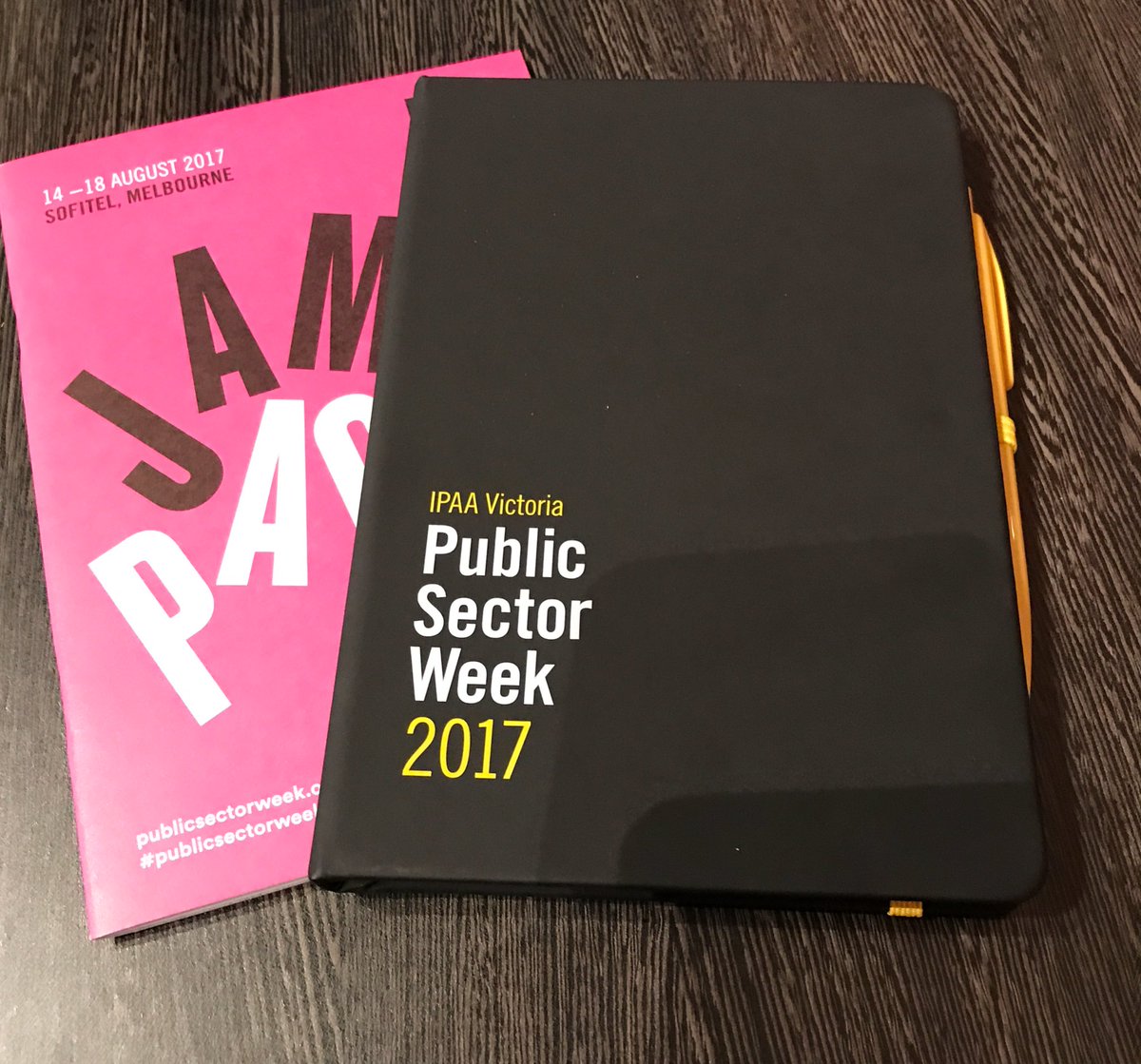 Looking forward to filling our <a href="/IPAAVic/">IPAA Victoria</a> notebook with ideas, insights and actions this #PublicSectorWeek
