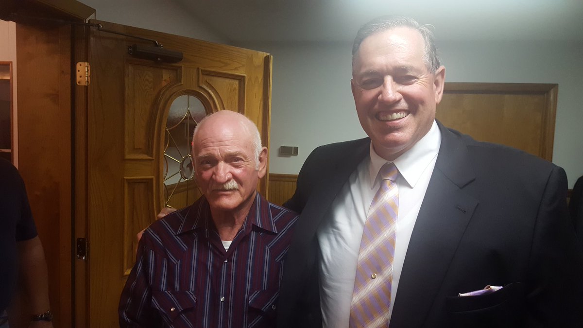 Praise God for saving this precious man in the first night of the Prophecy Revival at Cooks Chapel Baptist in Pipestem WVa.