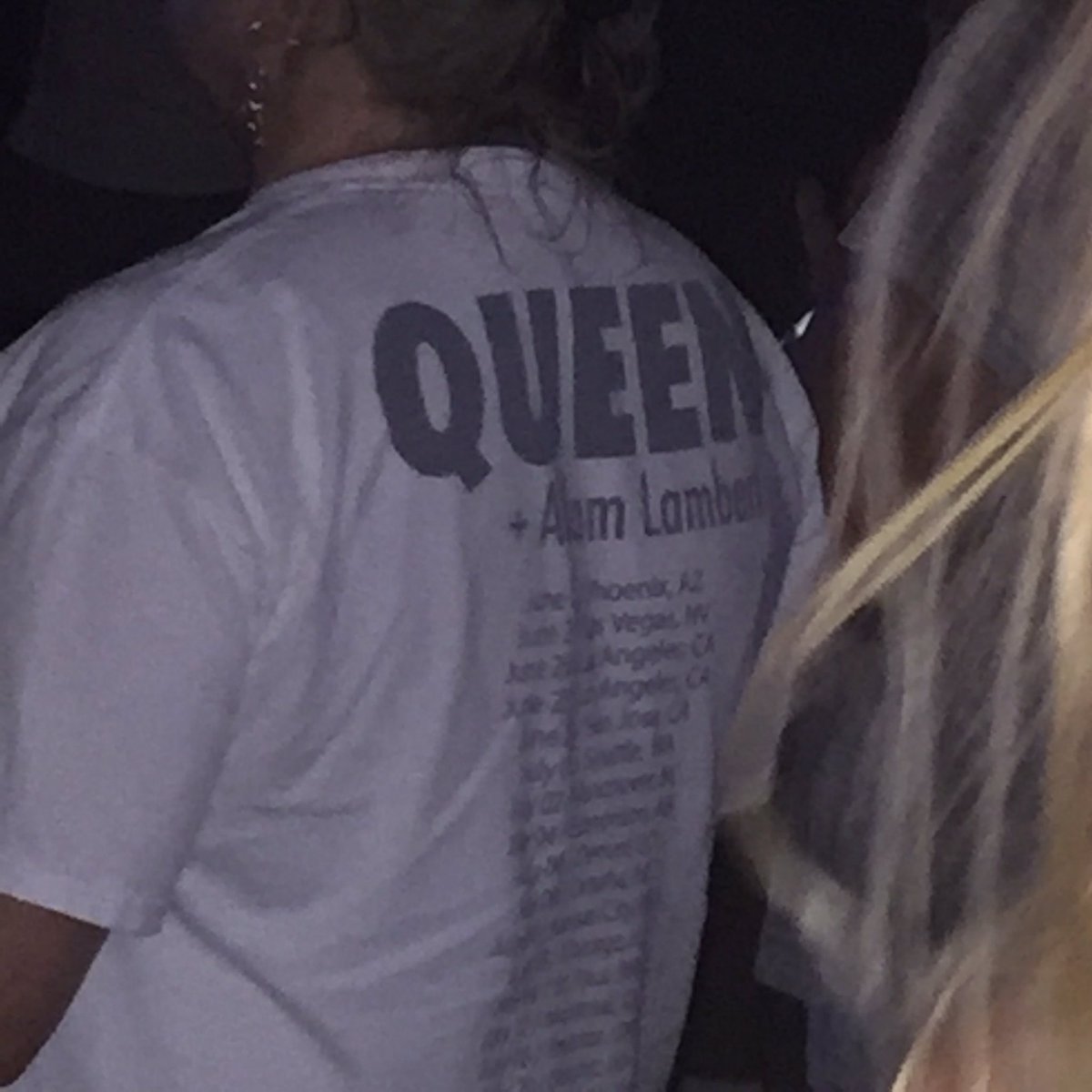My sister is in Nashville TN for the Santana concert and spotted this...