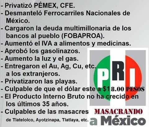guruchuirer's tweet photo. Estos son los logros del "mejor partido de México", nombrado así por Peña Nieto. ¿Qué opinas? https://t.co/GYi5gBBzNv