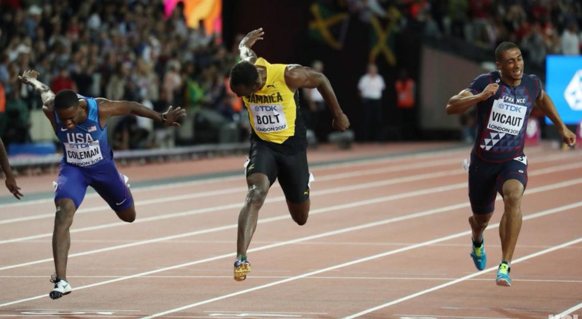 JosephDungee's tweet photo. @justingatlin 2017 @IAAFWorldChamps Men's 100 Meter Winner! #BeatBolt https://t.co/jZlJ5j0qX8