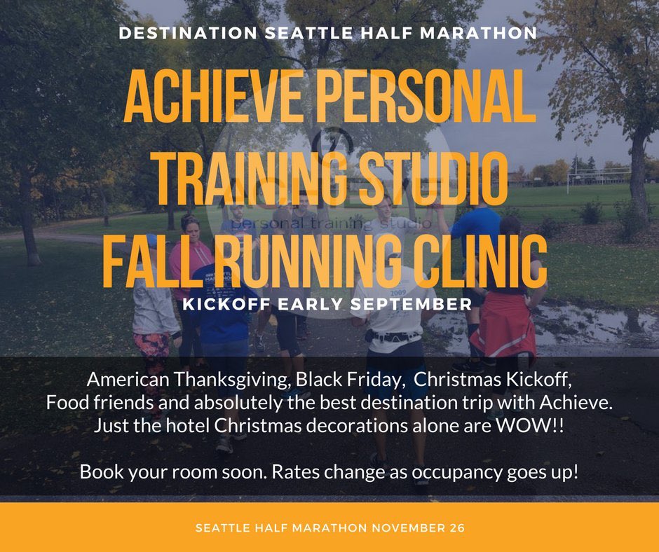 Achieve Fall Clinic!! Starting September 9th
