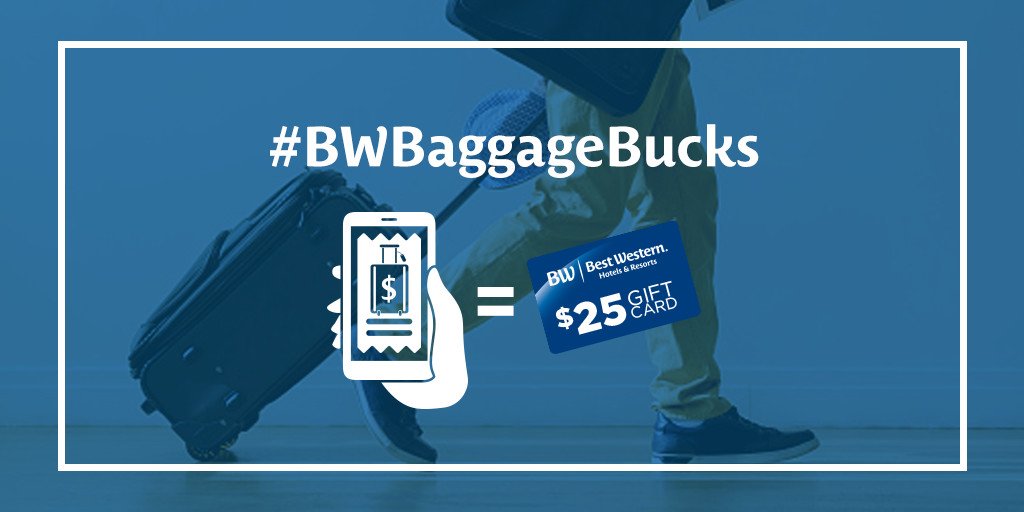 Gate to Adventures on Twitter "Get a 25 Best Western Gift Card for