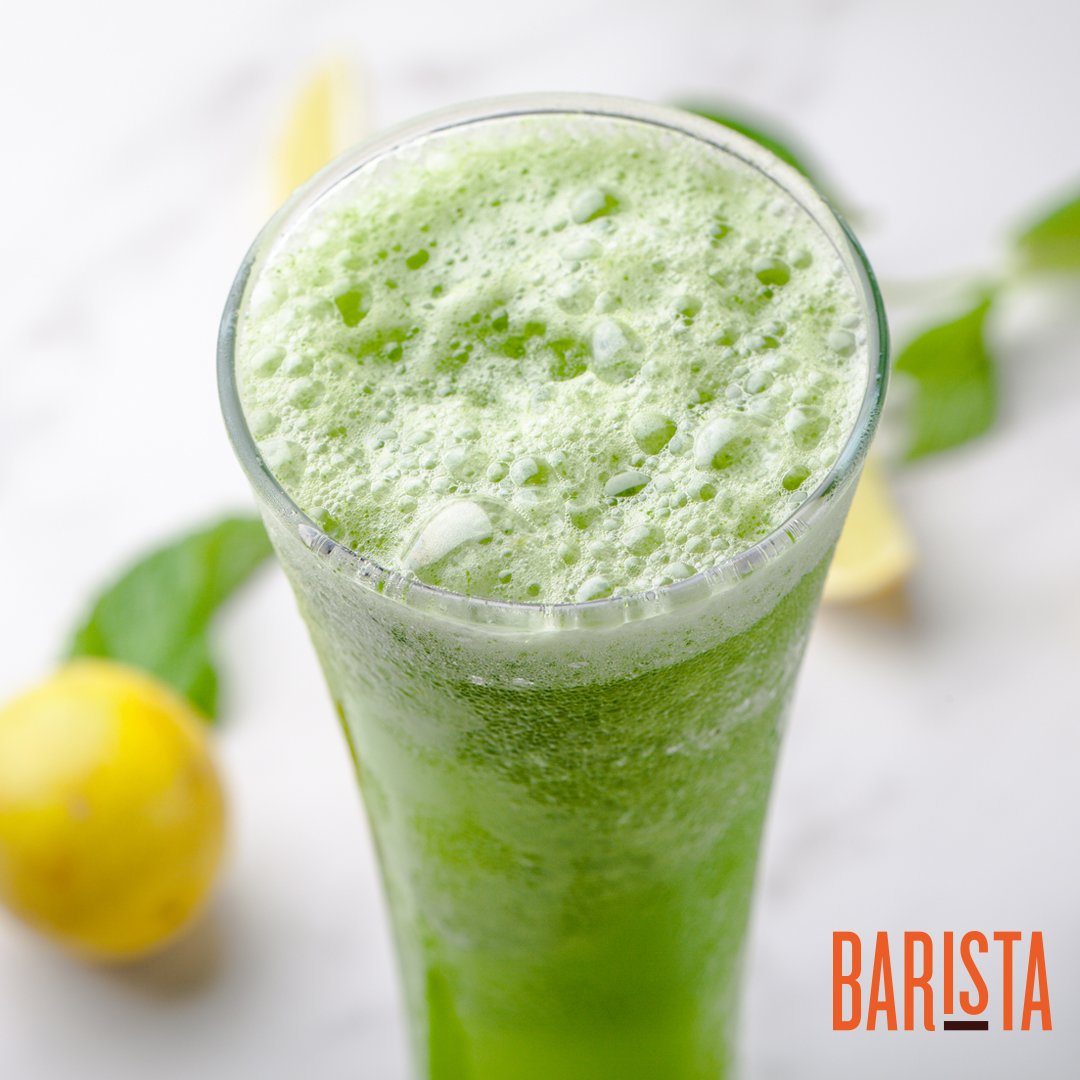 We hope your
Monday
is as
￼bright as our Lime and  Mint Crush.
#srilanka #colombo #barista #Coffee
