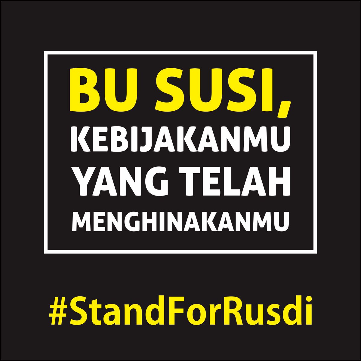 #StandForRusdi