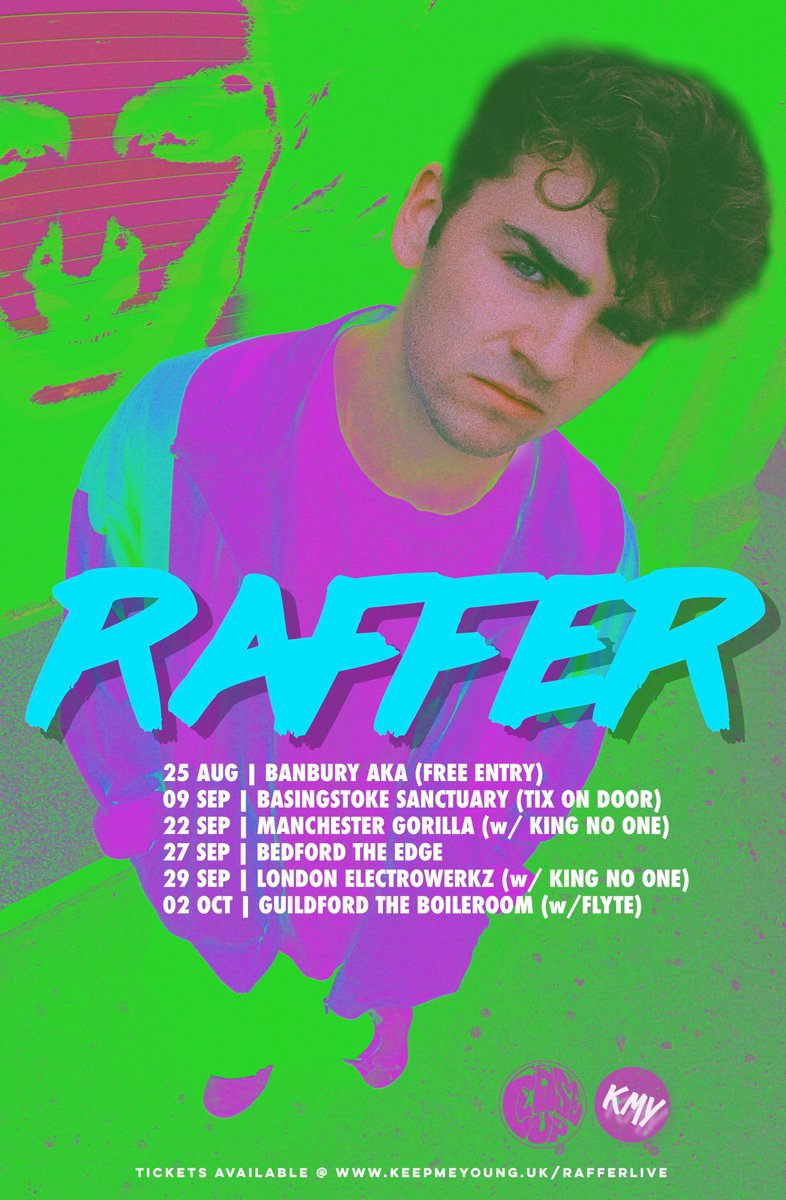 Closeuppromo's tweet image. NEW TOUR: @RAFFERmusic's debut tour is on sale now!

He'll be performing all over the UK, inc 2 dates with @KNOmusicUK!

Tix @KeepMeYoungUK