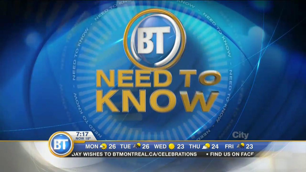 #BTMTL #needtoknow VIDEO: Your 90-second news, weather, traffic update at 7:20 https://t.co/qtnHtOL1TC