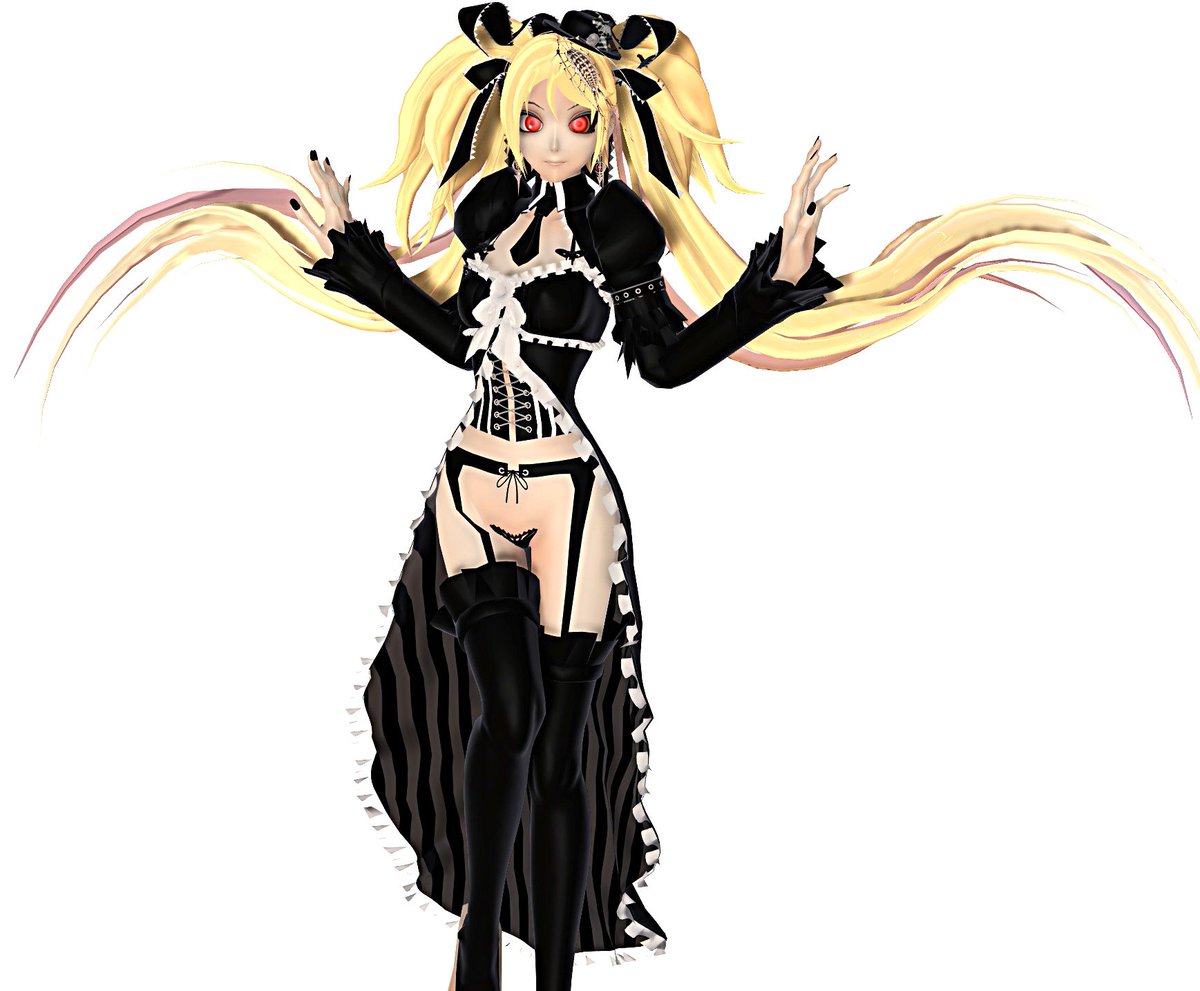 O Xrhsths ユニねこp シーエmmder Sto Twitter シーエ シーエちゃんのmmdモデル配布です モデル改造をしたい人向けに ドレスをパーツごとに分解しました 下記の写真のようにパーツを消したり 他の衣装と組み合わせて新しい衣装を作ることができます T