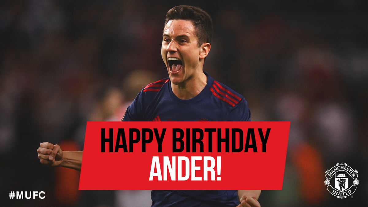 ¡Feliz cumpleaños, <a href="/AnderHerrera/">Ander Herrera</a>! 🎁