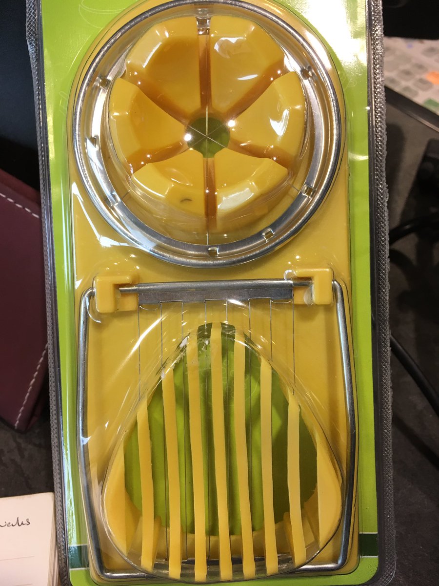 Ali_Butterworth's tweet image. Bought @trowie a pressy from hols. And he&apos;s given it me back 😦😯😦#egg #eggslicer #holidays #regifting