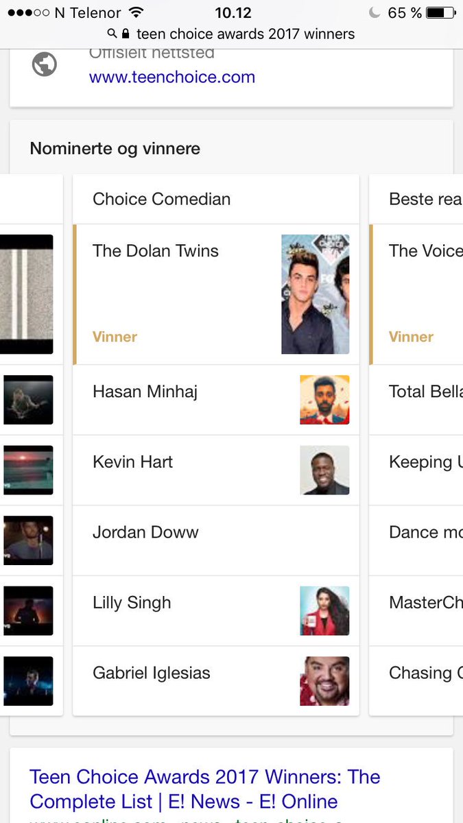 Muffin_Tish's tweet photo. @susannguyen08 @Messy_Dolan18 @joanne_xo @EthanDolan They did win choice comedian, but they should've won the other 3 awards they were nomitated to as well https://t.co/ZY5eV4Fu92