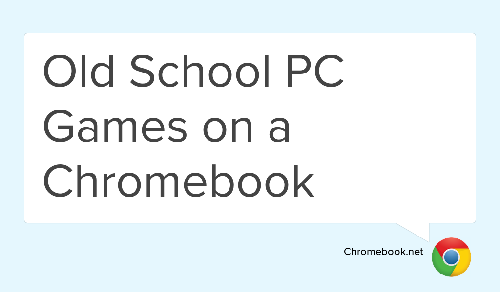 "Old School PC Games on a Chromebook" goo.gl/YpJBCZ #gamer #Laptop #chromebooks #Chromebook