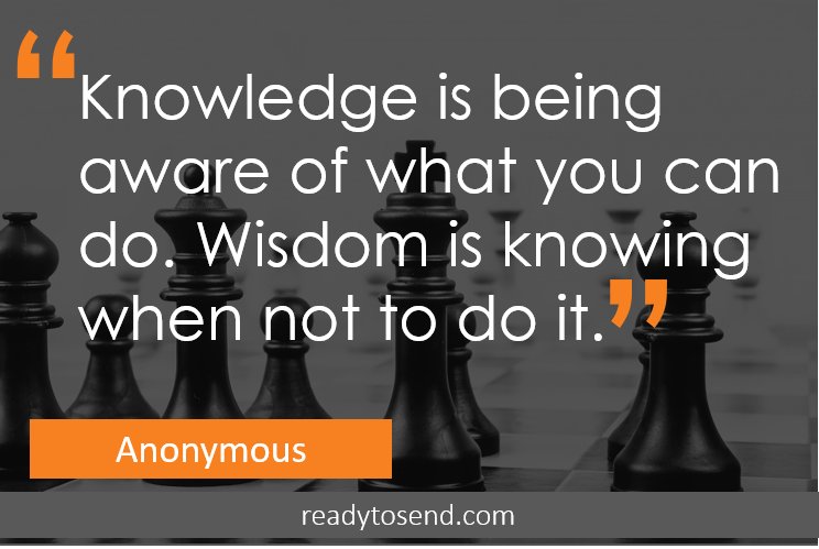 agentprofiles_'s tweet image. Knowledge is being aware of what you can do. Wisdom is knowing when not to do it. #MondayMotivation