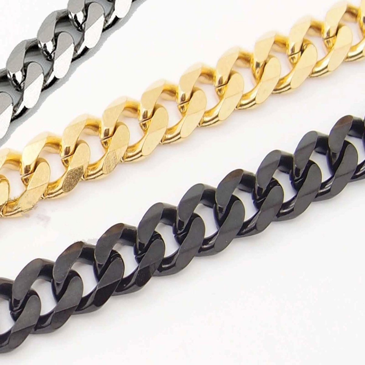 andysoar82's tweet image. Curb Cuban Chain #StainlessSteel Mens #Bracelet#Bangle,，10 12 14mm Width availabe