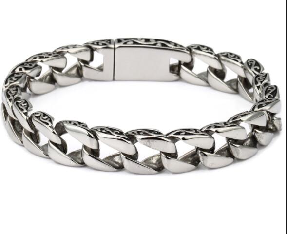 andysoar82's tweet image. Curb Cuban Chain #StainlessSteel Mens #Bracelet#Bangle,，10 12 14mm Width availabe