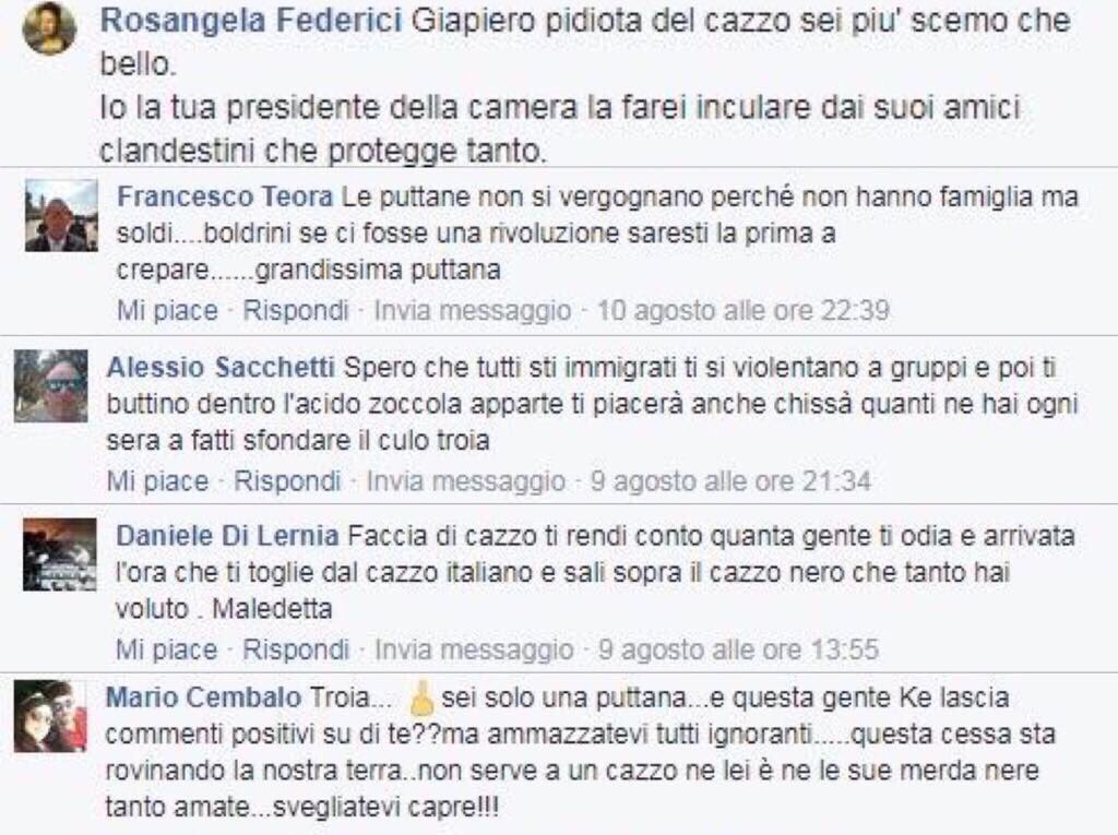 #AdessoBasta Il tenore di questi commenti ha superato limite consentito. D'ora in avanti farò valere i miei diritti  bit.ly/2hXa0we