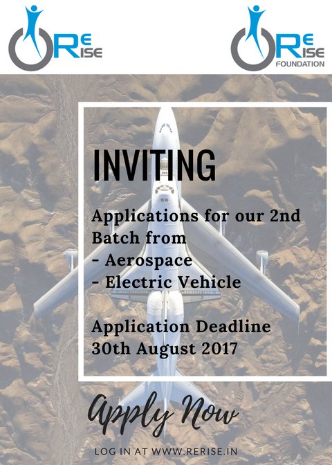 R_E_Rise's tweet photo. Inviting applications from Aerospace (Drones, Aero Tech, Aerospace Service, GeoMapping etc.) sector for our batch-2 @startupindia 
Apply Now https://t.co/av1DBO4RHr