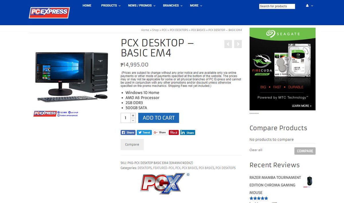 PCExpressPH's tweet image. Trending Items!!!
ASUS X453SA-WX047T CDC WIN10 BLACK LAPTOP
pcx.com.ph/product/asus-x…