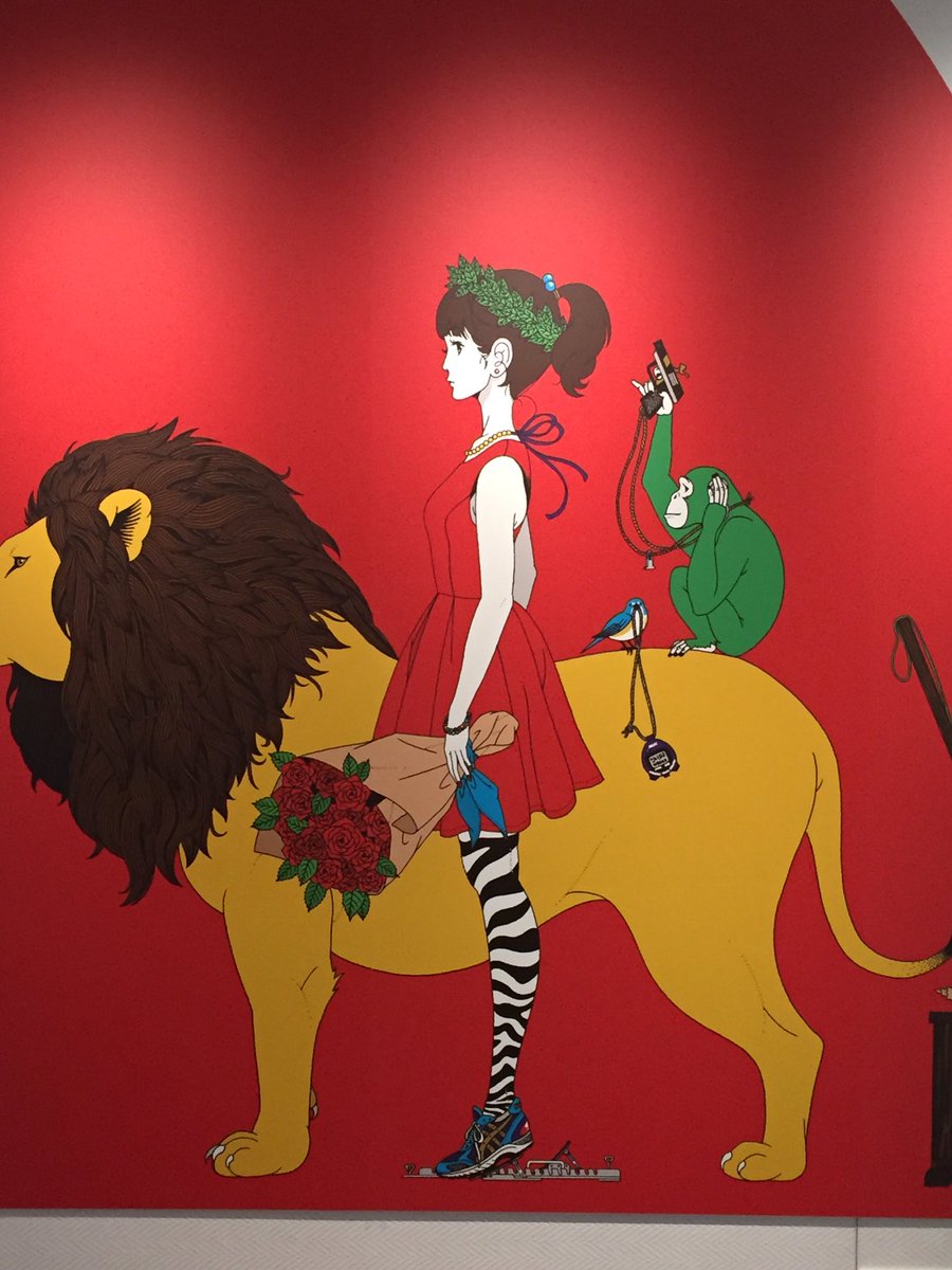 中村祐介展 行って来た。
私の母校出身の数あるアーティストの中でも今最も注目されている一人だと思う。
繊細な線描と絶妙な色の選び方が心地よい。