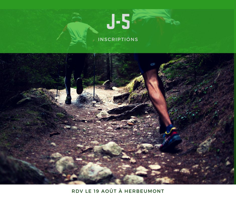 ClimateTrail's tweet image. J-5 : nous préférons les inscriptions à l'avance bit.ly/2pRRvNb .Cependant, le jour même il est possible de s'inscrire #trail