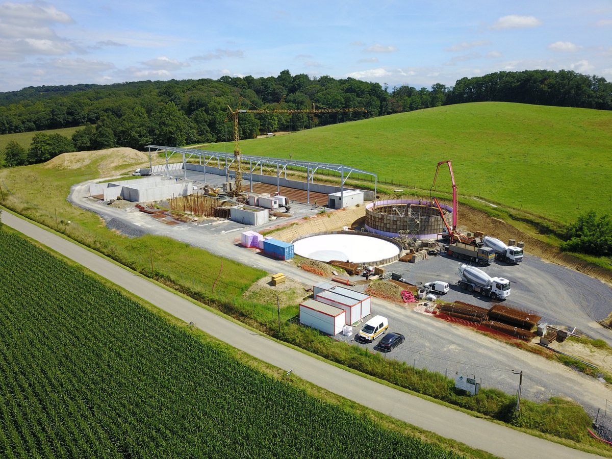 Ca prend forme sur le chantier ! Enfin du concret ! #methanisation @EnergiePartagee
