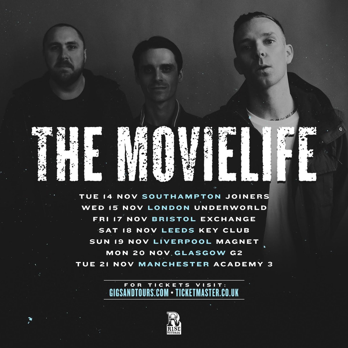 NotMetalPod's tweet photo. UK Shows in NOV announced for Long Island legends @TheMovielifeNYC 🎶 https://t.co/TojhZJShH4