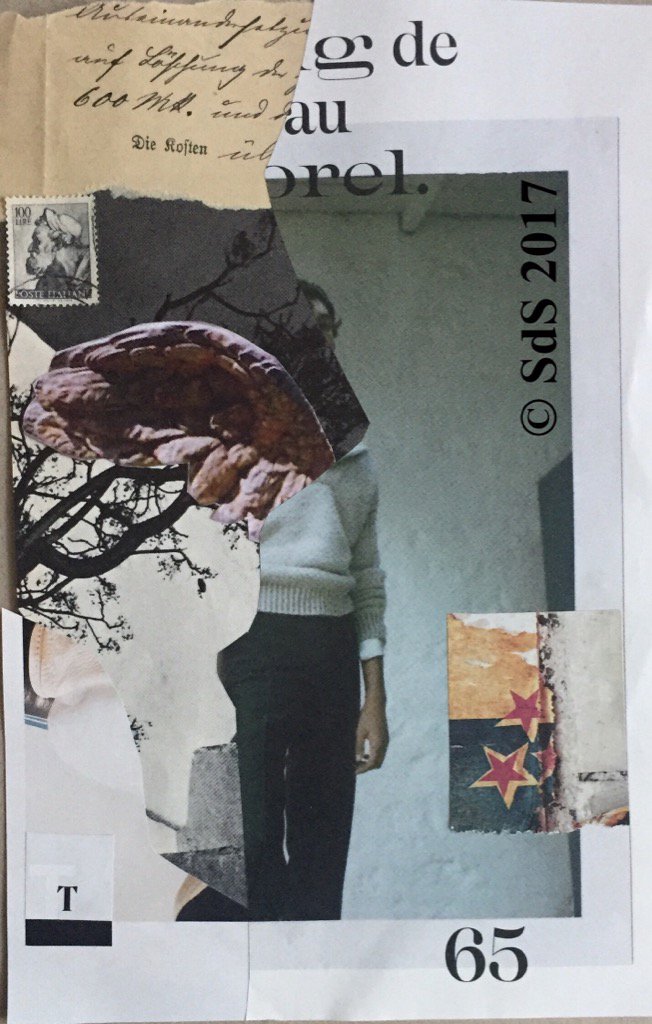 sugar_de's tweet photo. ~ T. 65 ~ #Dada #abstract #Kunst #Art #paper #work #cutting #Collage #collageart #new #work #paperpieces | ©SDS2017 https://t.co/2AwjLuFFuK