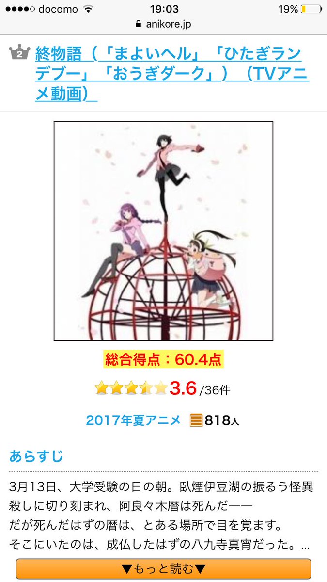 Ksテラ カステラ 放送前はnew Game 2期が期待されてたけど放送後はメイドインアビスが1位か Tsutayaで売ってあるのはよく見かける 自分は終物語 ナイツ マジック ゲーマーズ よう実 New Game 見てます