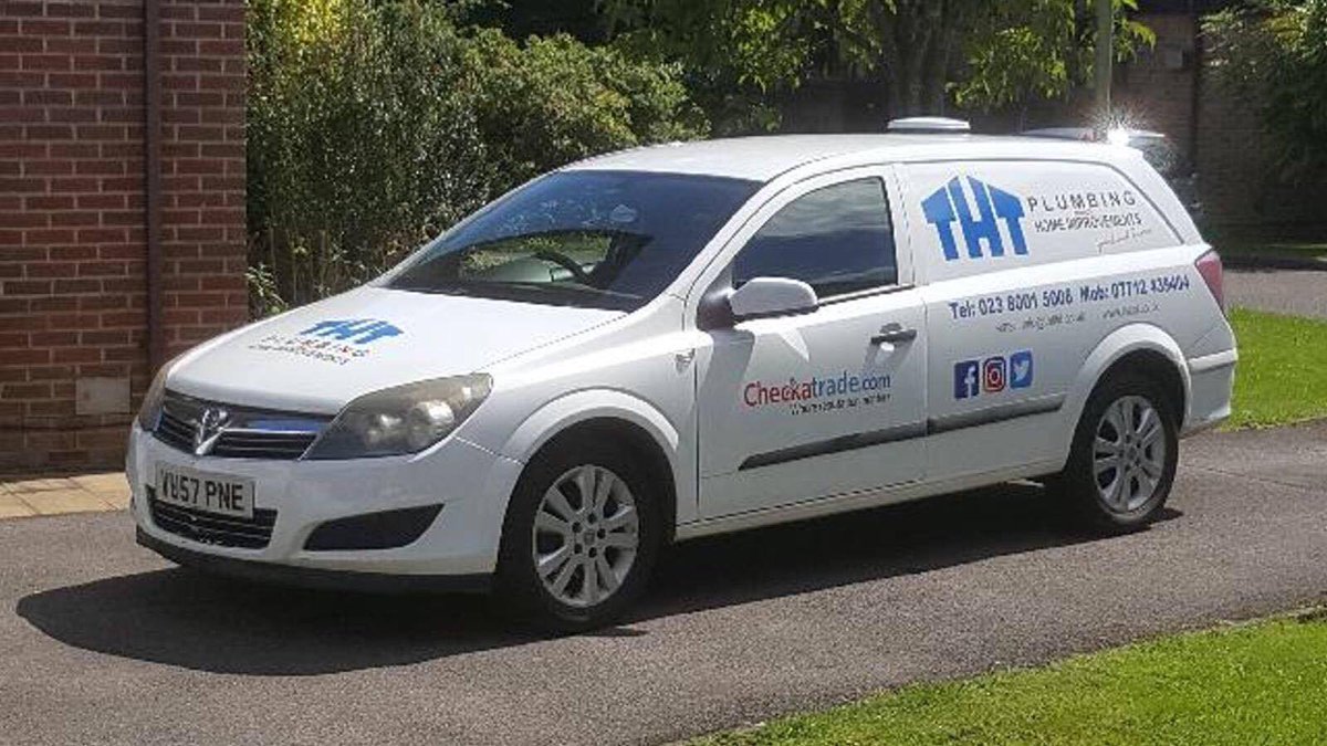 LtdTht's tweet photo. Look out for the new van! A new addition to the THT fleet. It might be the smallest but it's perfect for our apprentice Jordan #apprentice https://t.co/aln3bt75PC