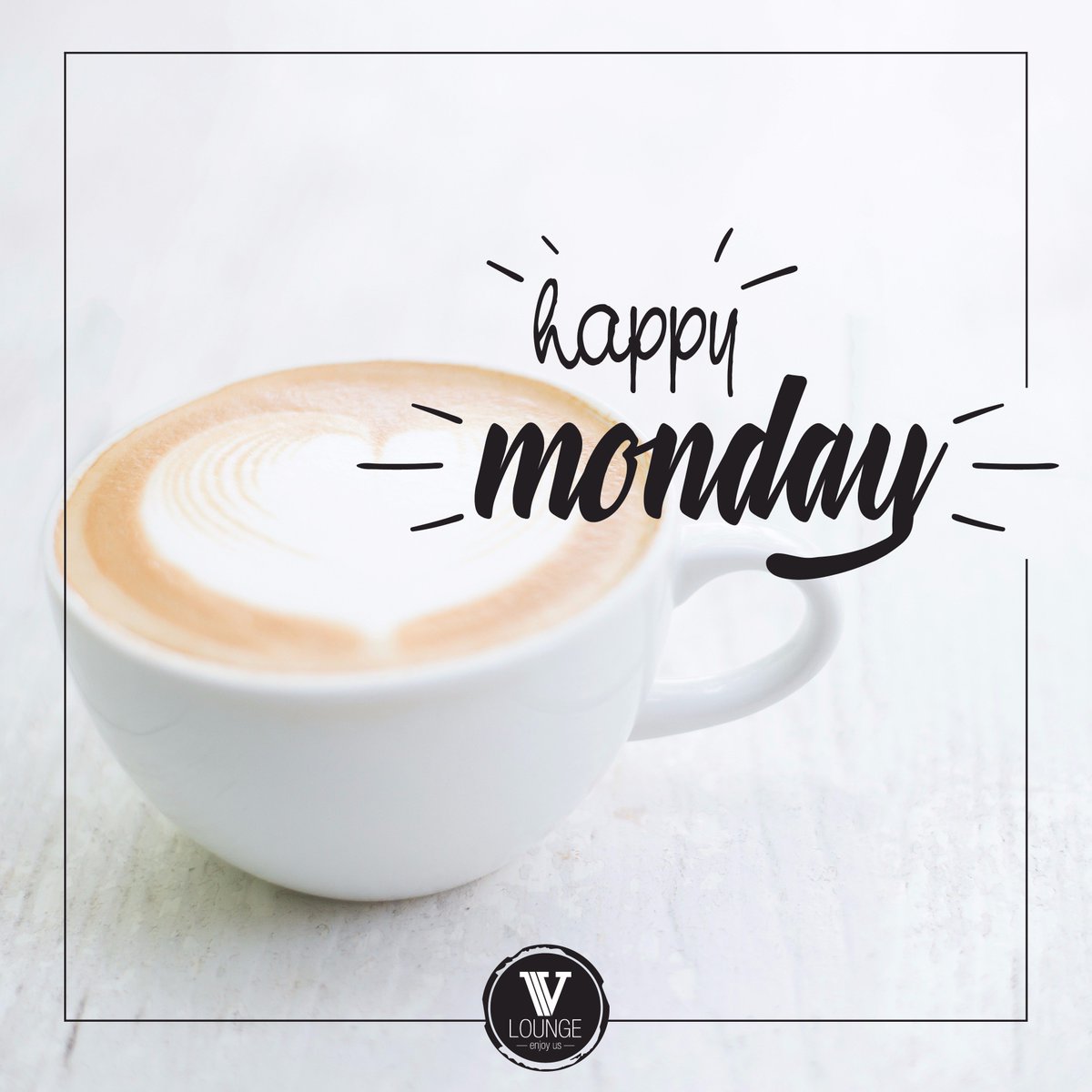 Pazartesi gününüzün mutlu geçmesi için V Lounge'da kahve içmeye bekleriz #vloungeizmir #vloungealacati #izmir #çeşme #alaçatı #kordon
