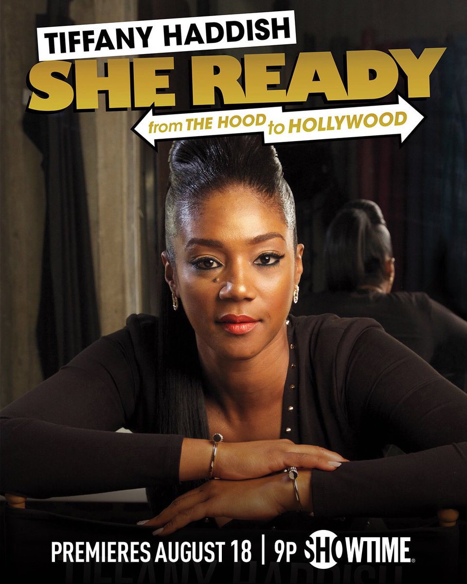 TiffanyHaddish's tweet image. Can all my real followers share and tell the world to watch Showtime This Friday August 18th at 9p