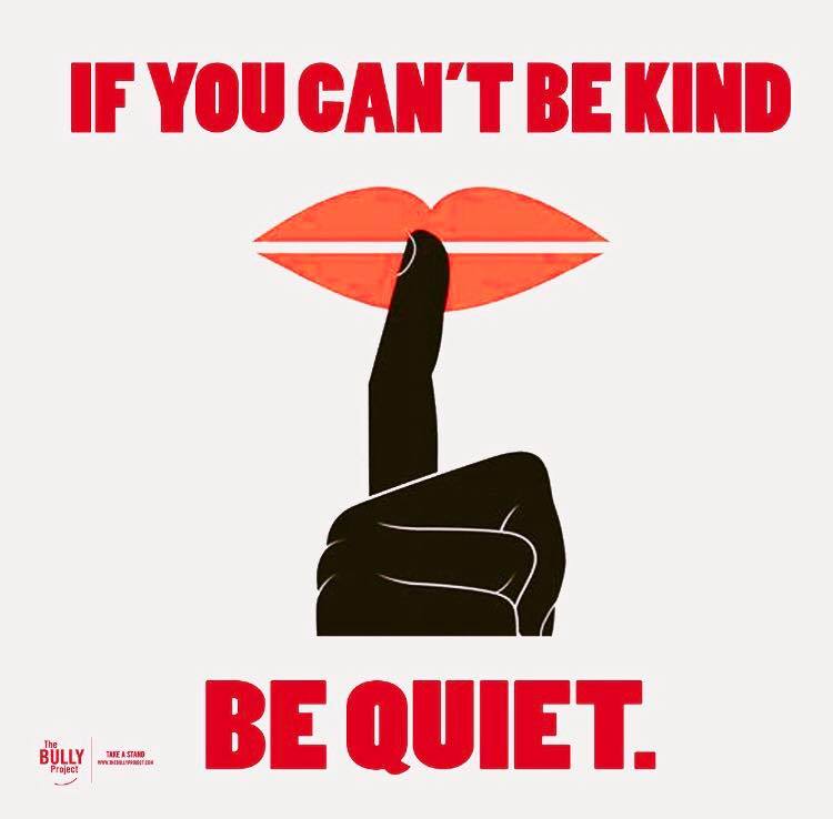 Simple yet very effective 
#bully #cyberybully #BeKind #stompoutbullying
