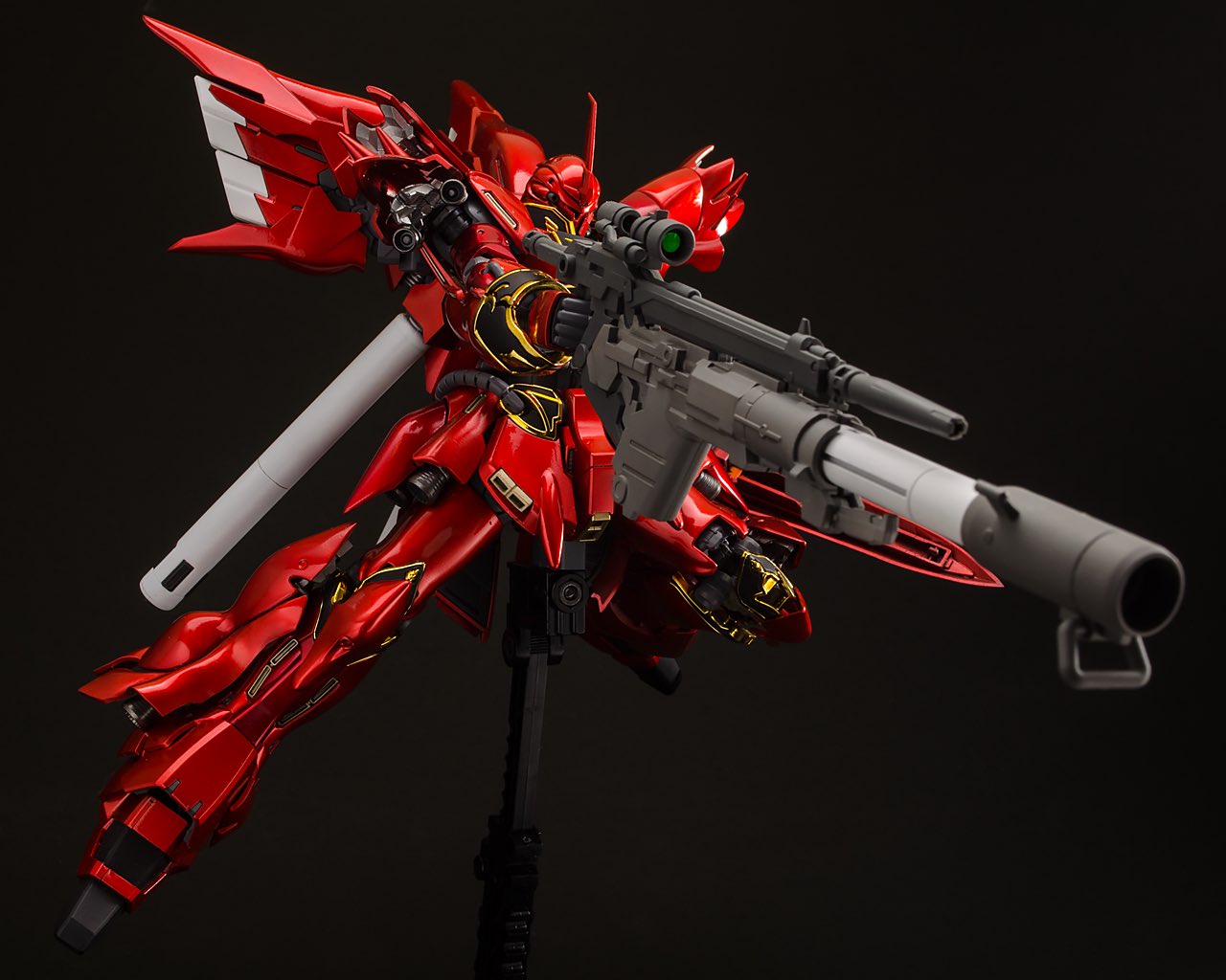 RGシナンジュ　プレバン限定バズーカ　ロングライフル　セット Rg シナンジュ サザビー RGシナンジュ プレバン限定バズーカ