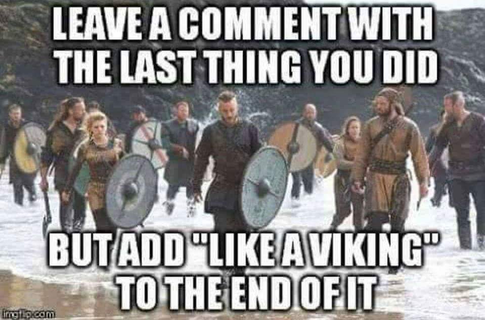 battlingpd's tweet photo. Like a Viking https://t.co/O2QNrdn5gZ